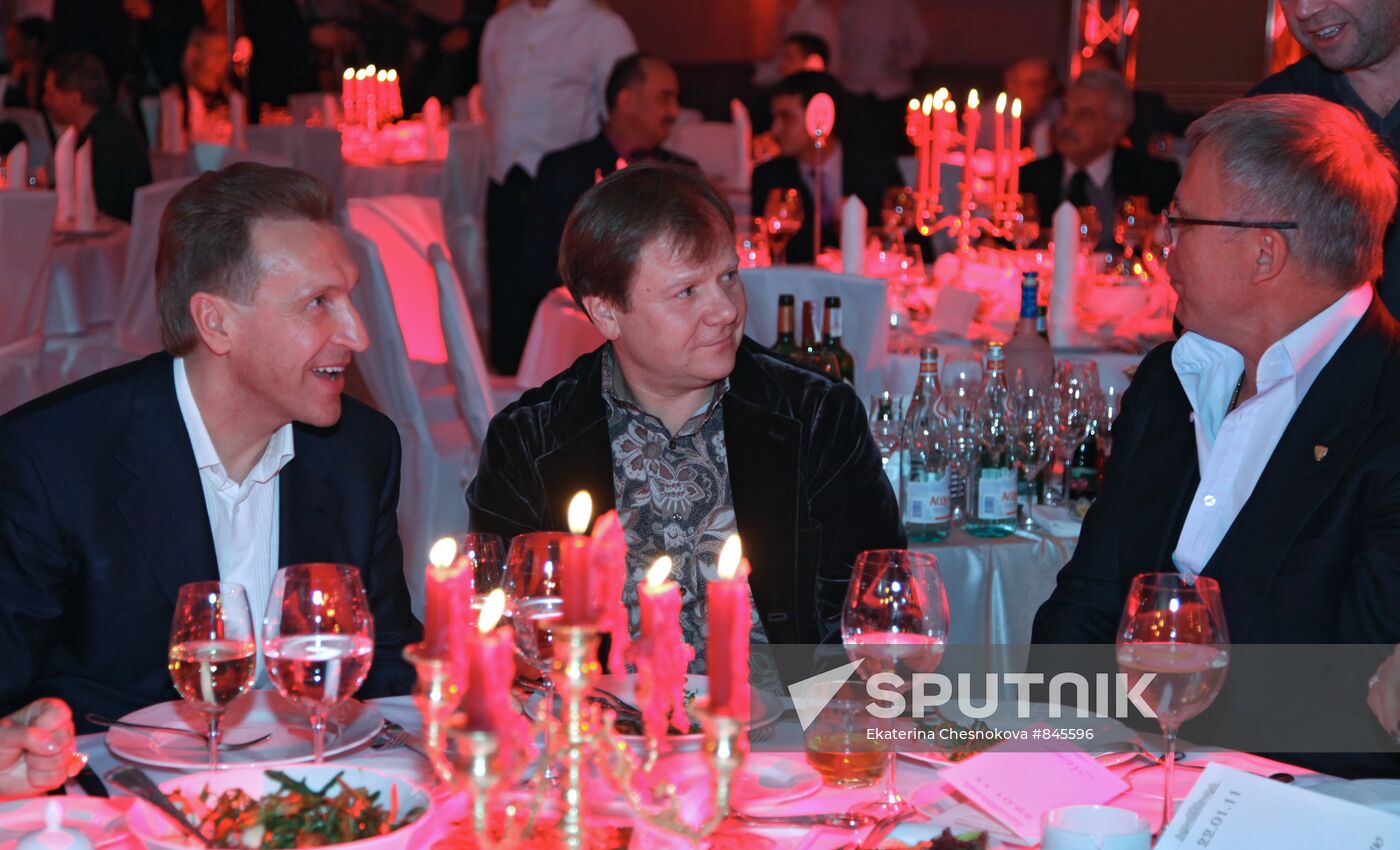 Igor Shuvalov, Igor Butman, Vyacheslav Fetisov
