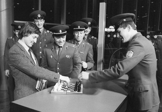 Three-time world chess champion Anatoly Karpov