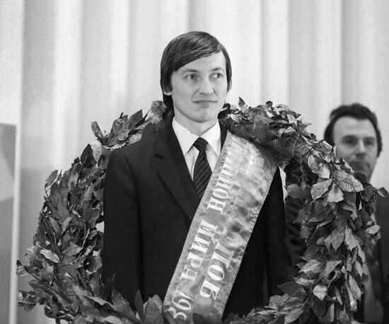 Chess player Anatoly Karpov