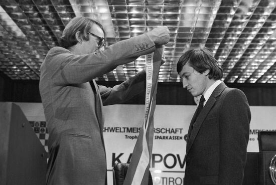 Chess player Anatoly Karpov