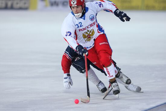 2011 Bandy World Championship, Russia vs. USA