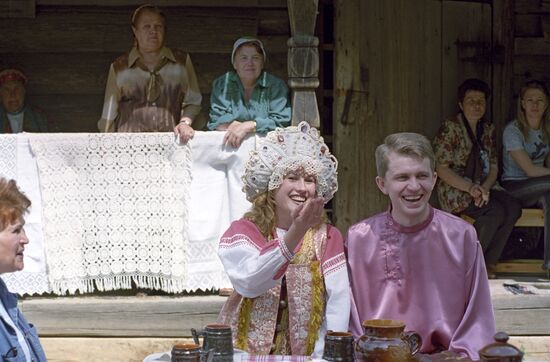 Novgorod wedding ceremony