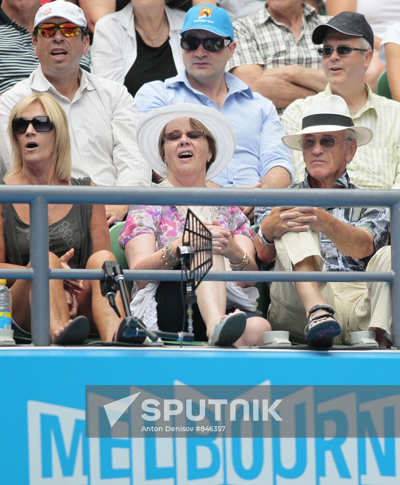 2011 Australian Open Tennis Championships. Day eight