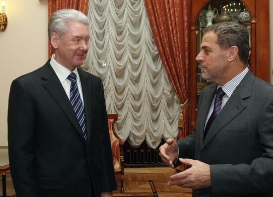 Sergei Sobyanin meets with Zagreb Mayor Milan Bandic