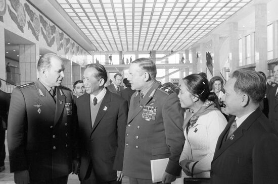 On the sidelines of the congress