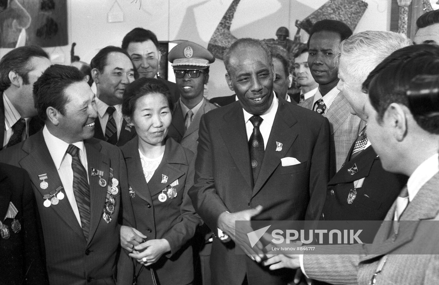 Somalian politician Mohamed Siad Barre