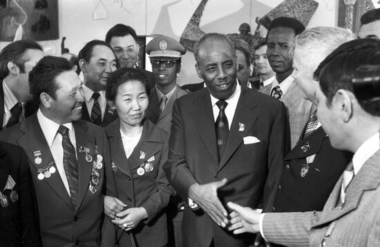 Somalian politician Mohamed Siad Barre