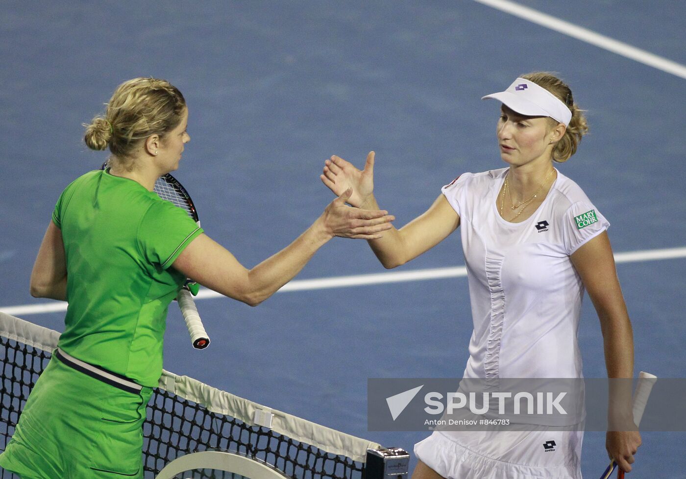 Yekaterina Makarova and Kim Clijsters