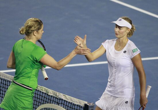 Yekaterina Makarova and Kim Clijsters