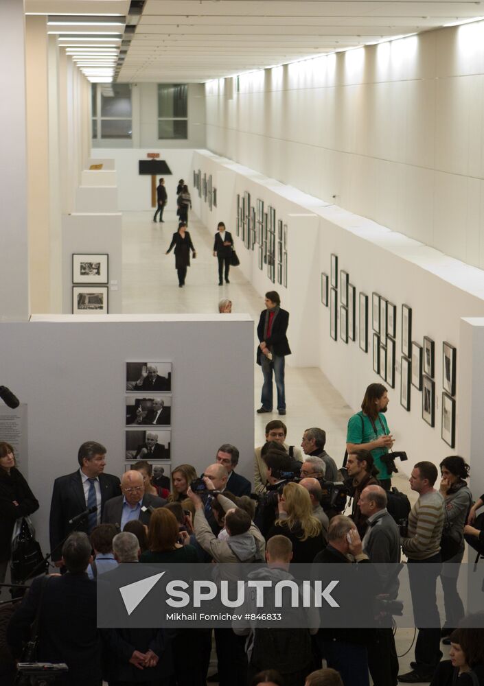 Opening of exhibition "Mikhail Gorbachev. Perestroika"