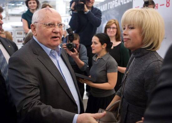 Mikhail Gorbachev and Irina Virganskaya