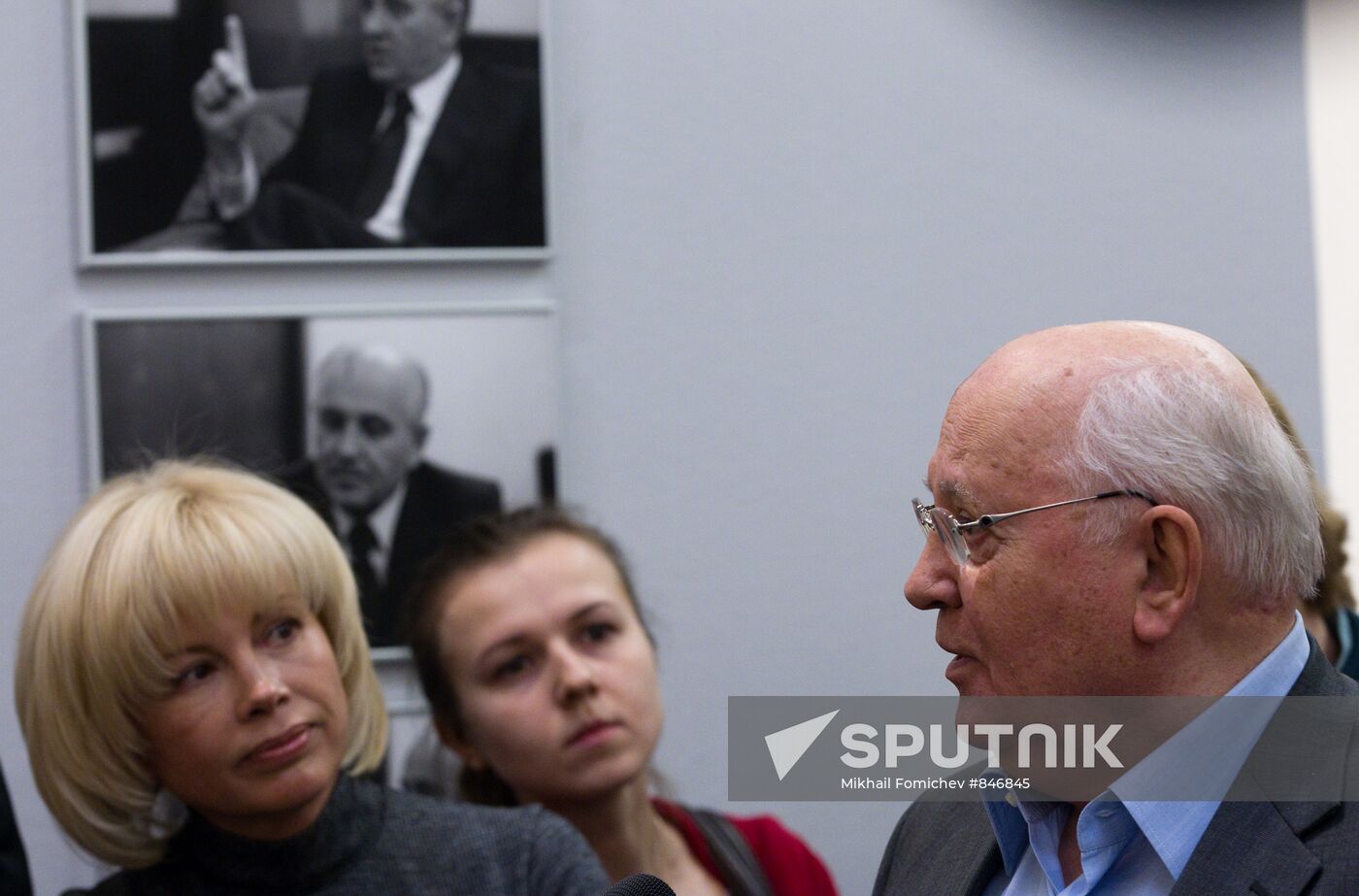 Mikhail Gorbachev and Irina Virganskaya