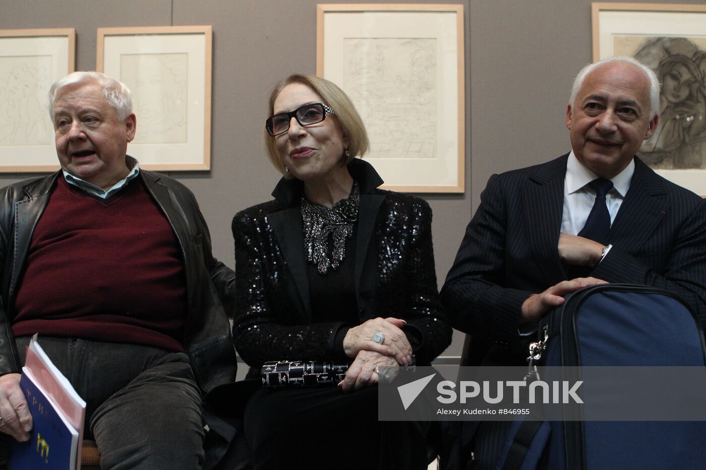 Oleg Tabakov, Inna Churikova and Vladimir Spivakov