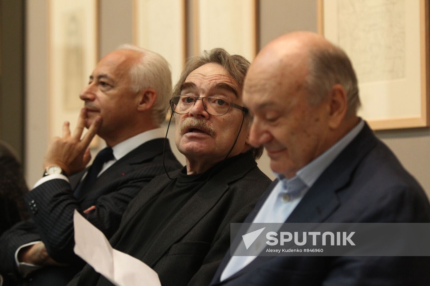 Vladimir Spivakov, Alexander Adabashyan and Mikhail Zhvanetsky