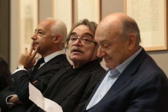 Vladimir Spivakov, Alexander Adabashyan and Mikhail Zhvanetsky