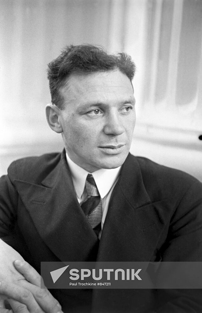 Soviet test pilot Vladimir Kokkinaki