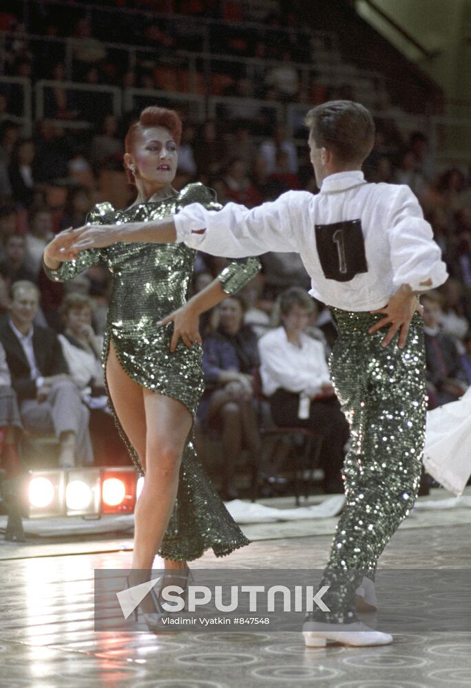 International ballroom dancing contest