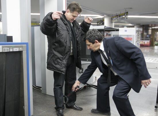 Toughening security measures at Sochi airport