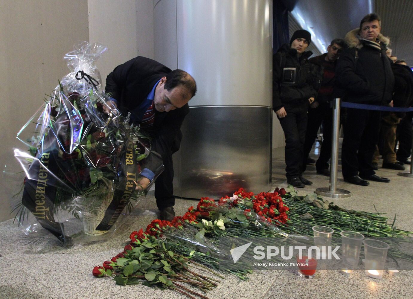 Domodedovo airport on the next day after act of terrorism