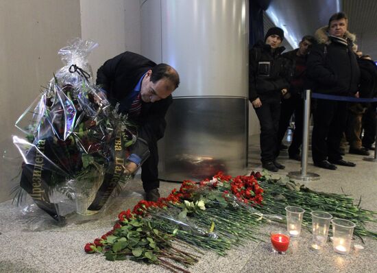 Domodedovo airport on the next day after act of terrorism