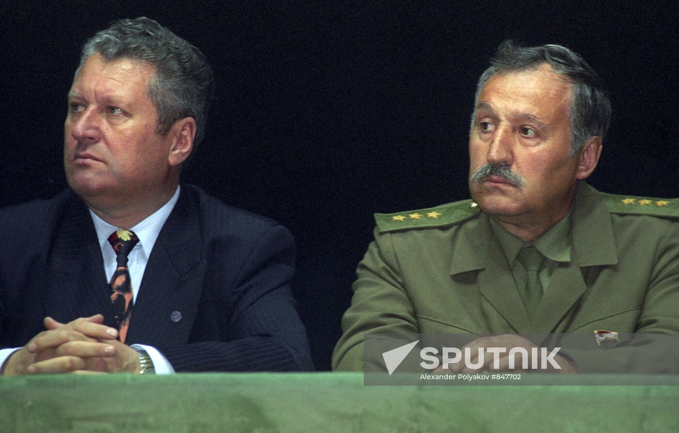 Colonel-Generals Vladislav Achalov and Albert Makashov