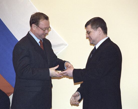 Sergei Stepashin and Yury Chaika