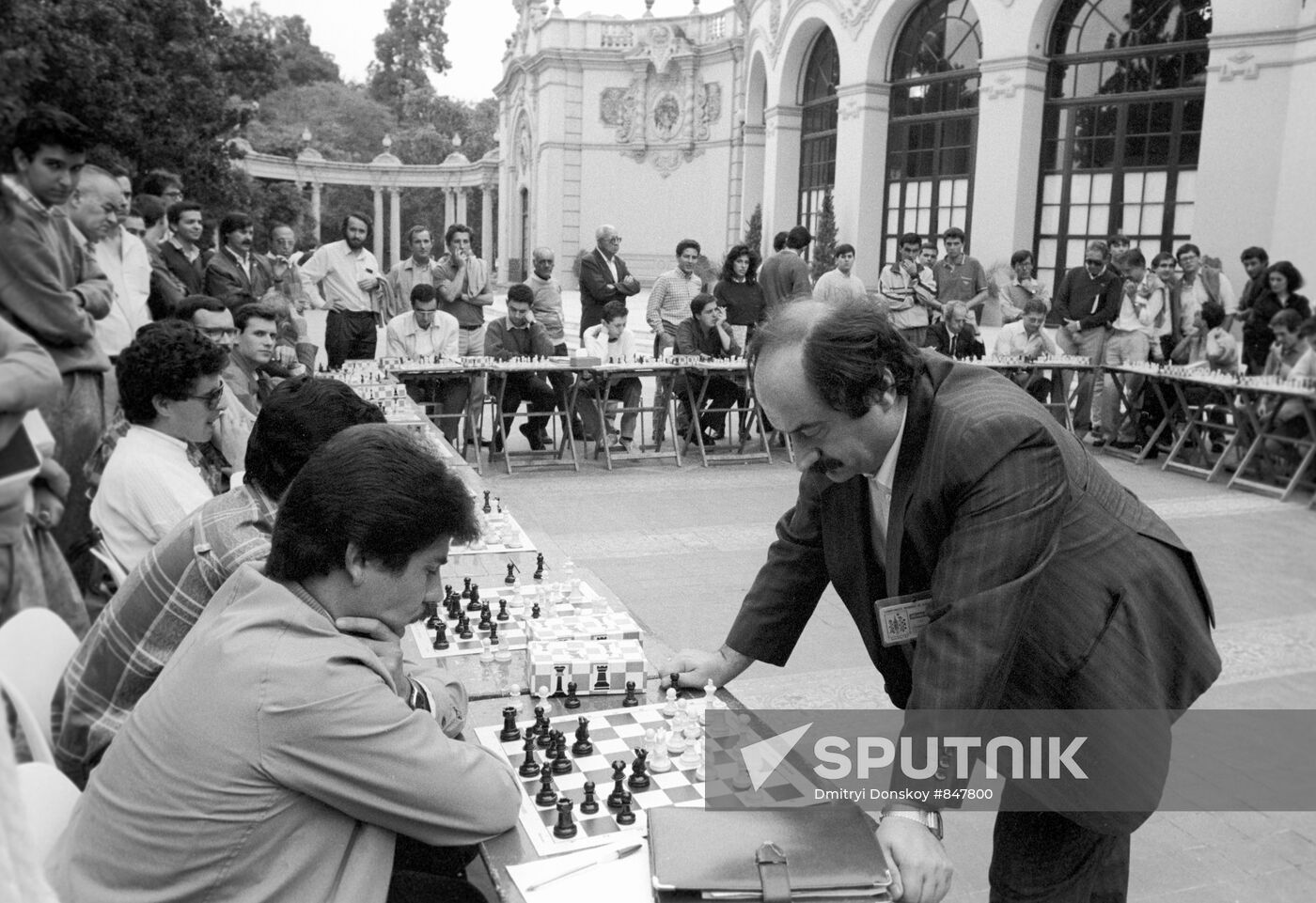 Chess player Tamaz Georgadze in Seville