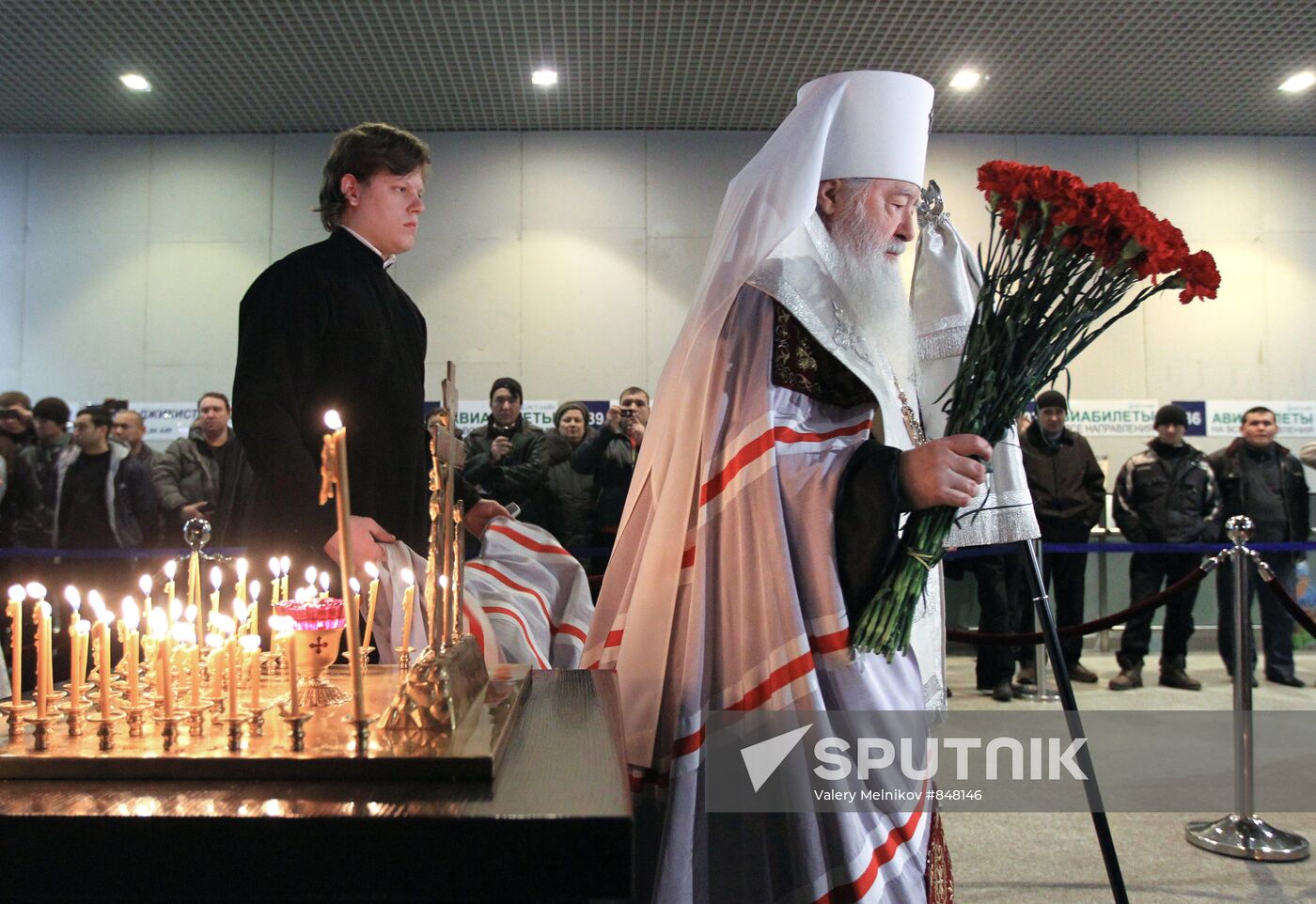 Memorial service for Domodedovo blast victims