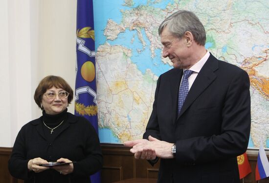 Nikolai Bordyuzha and Galina Davidyan