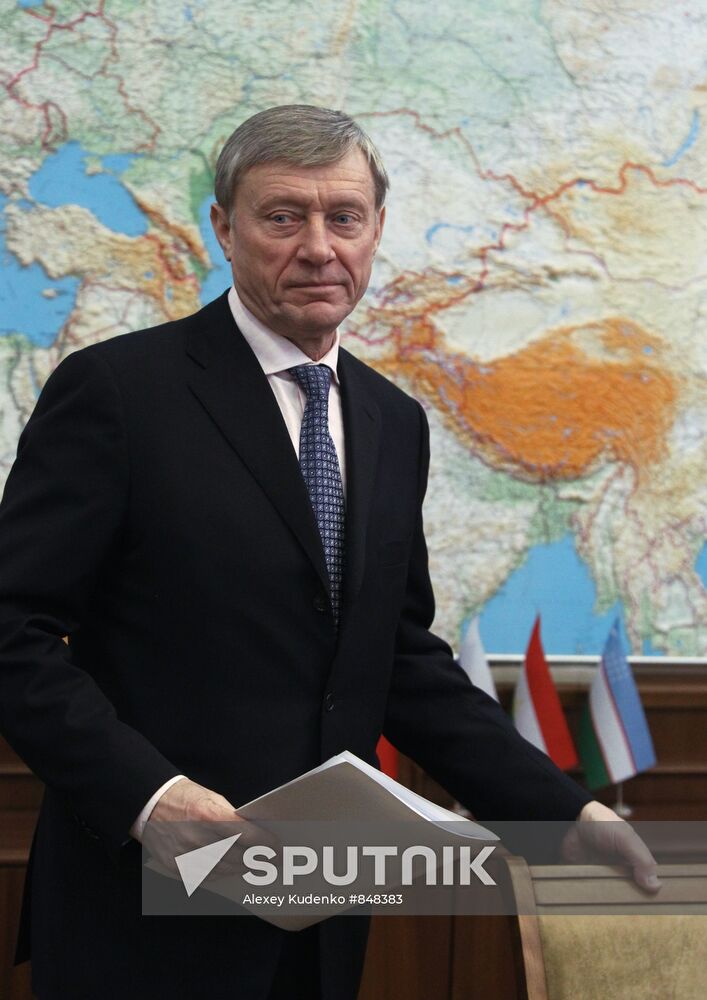 Nikolai Bordyuzha holds news conference