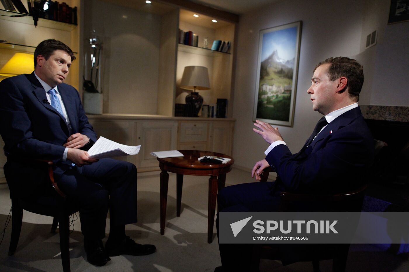 Dmitry Medvedev attends World Economic Forum in Davos