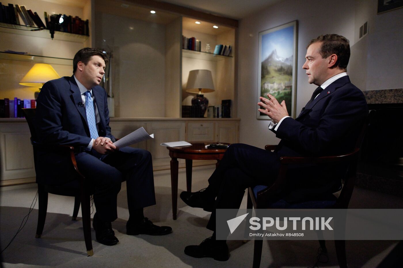 Dmitry Medvedev attends World Economic Forum in Davos