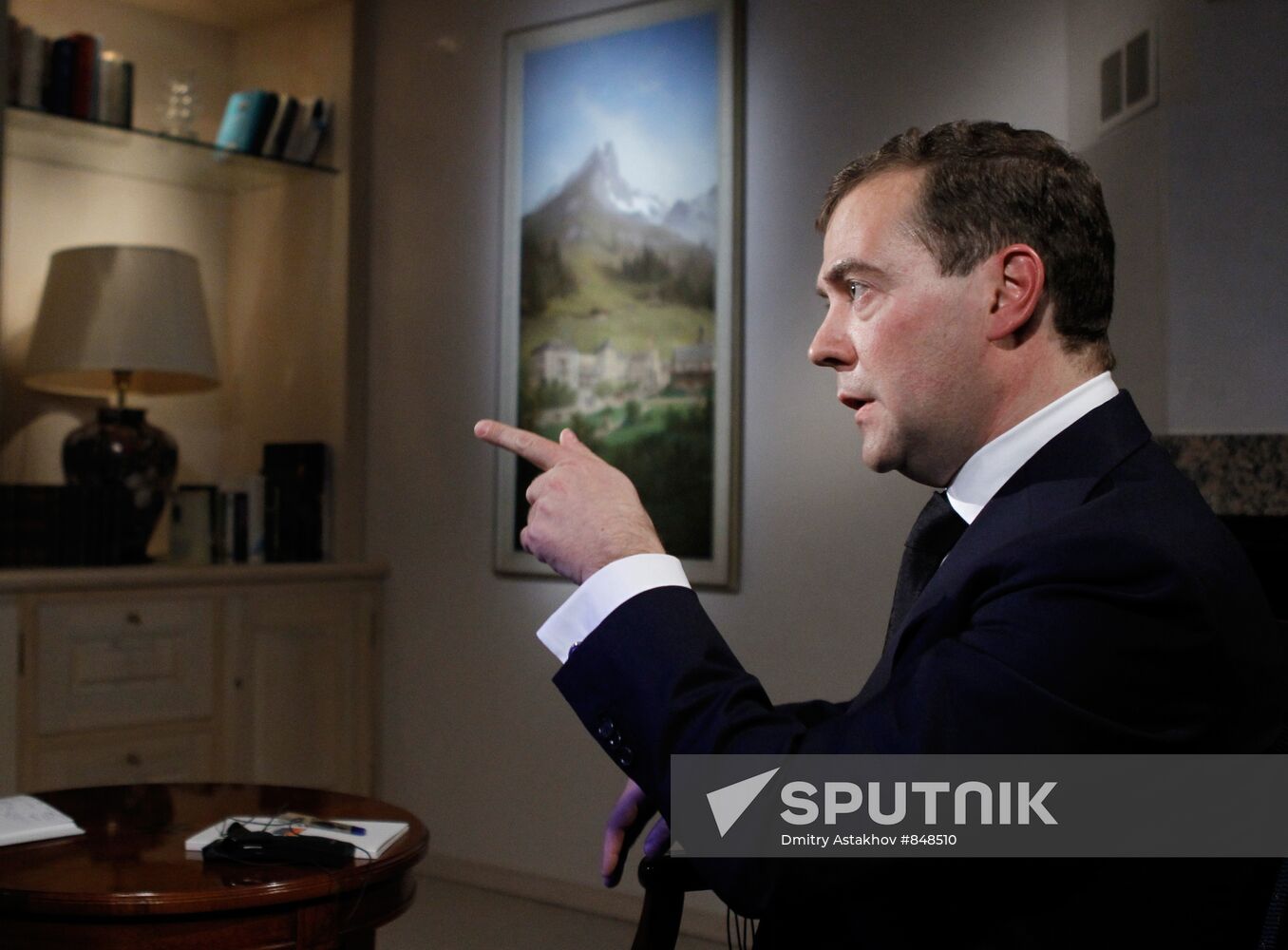 Dmitry Medvedev attends World Economic Forum in Davos