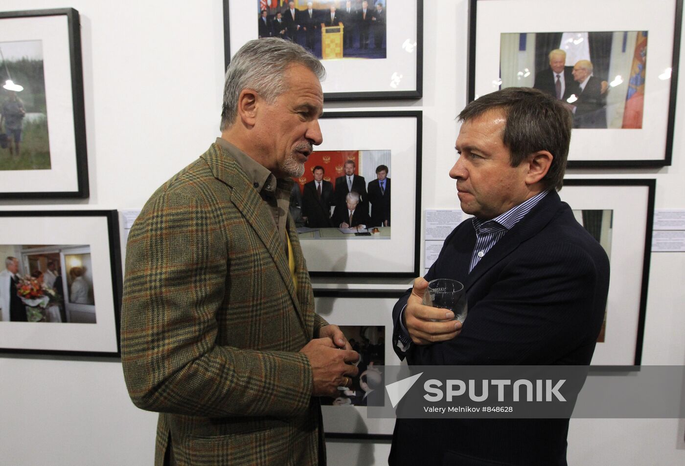 Boris Yeltsin and His Time exhibition opening