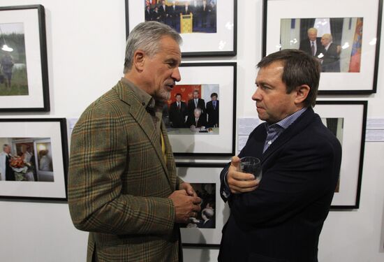 Boris Yeltsin and His Time exhibition opening