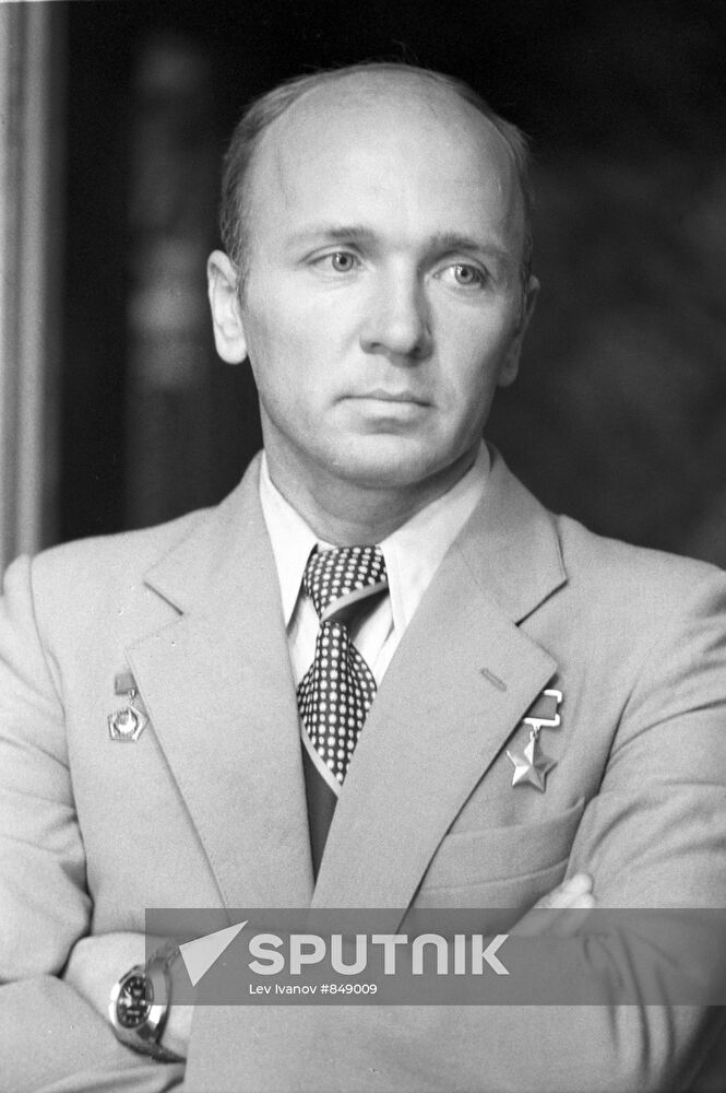 Soviet cosmonaut Valentin Lebedev