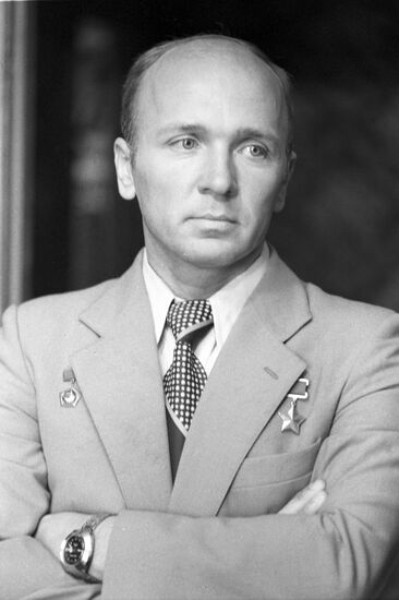 Soviet cosmonaut Valentin Lebedev