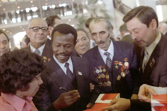 Ethiopia's leader Mengistu Haile Mariam