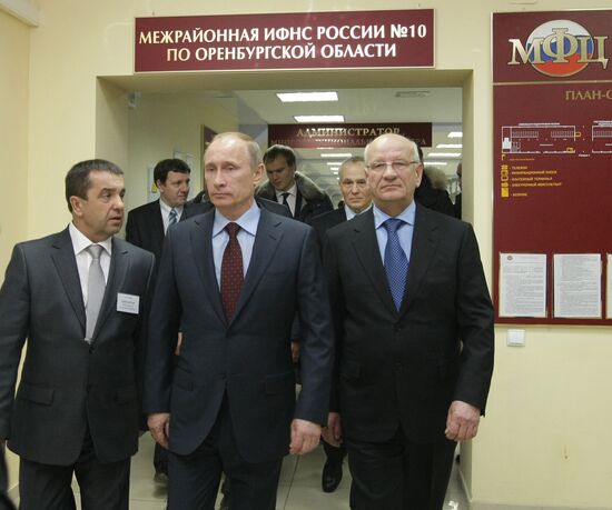 Vladimir Putin visits Orenburg