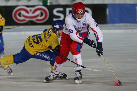 2011 World Bandy Championship. Russia vs. Sweden