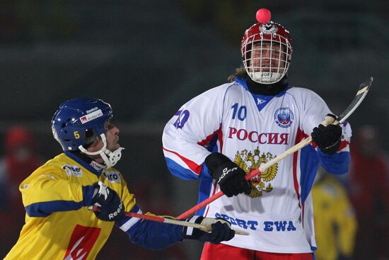 2011 World Bandy Championship. Russia vs. Sweden