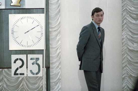 Chess player Anatoly Karpov