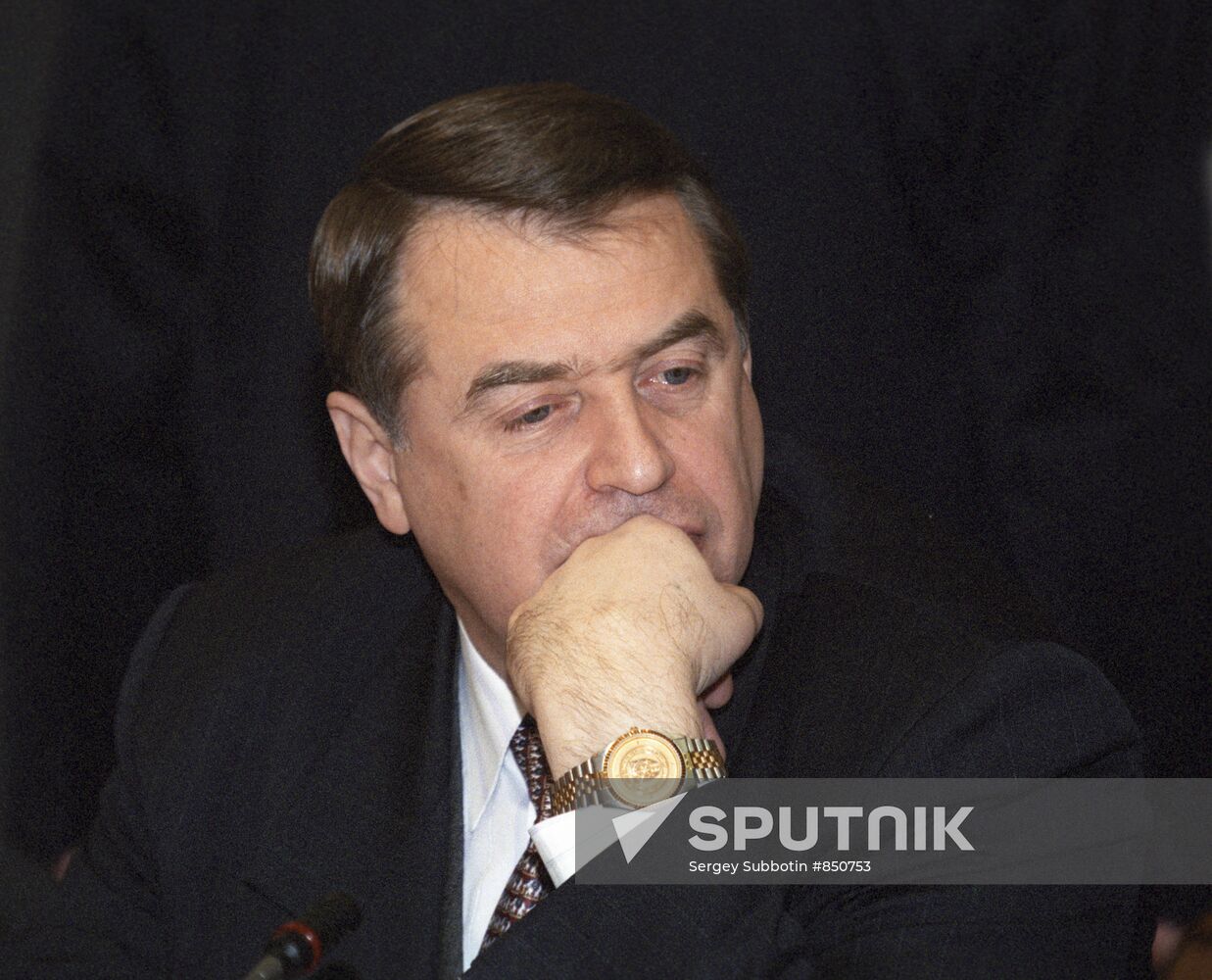 Russian Health Minister Yuri Shevchenko