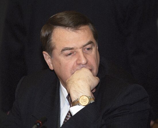 Russian Health Minister Yuri Shevchenko