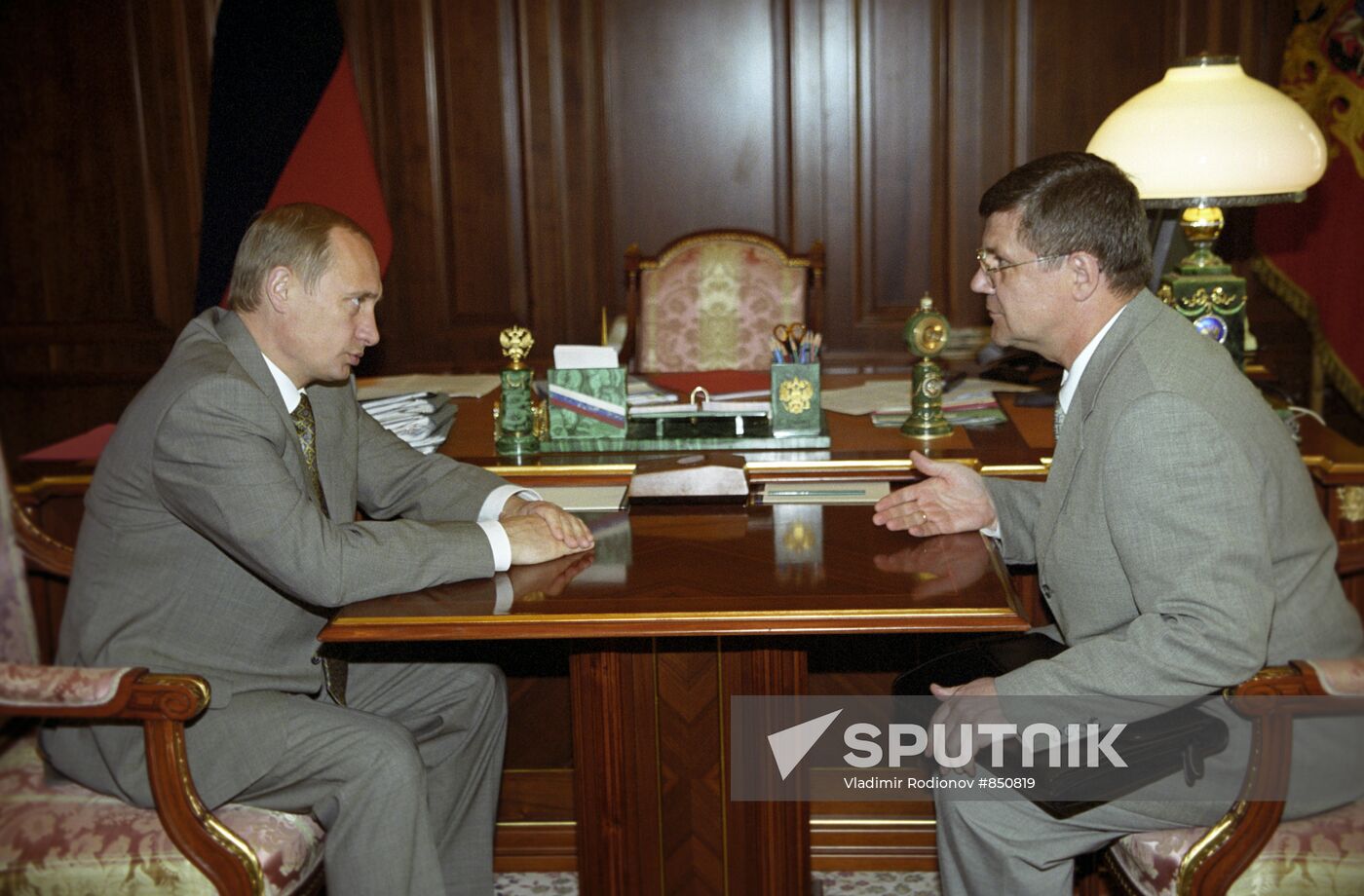Vladimir Putin and Yury Chaika