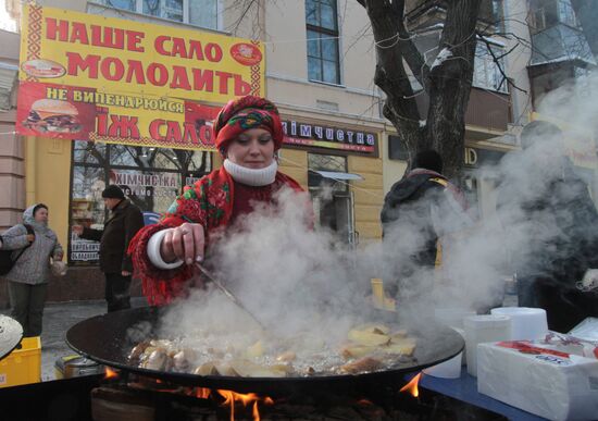 Lard Festival in Poltava