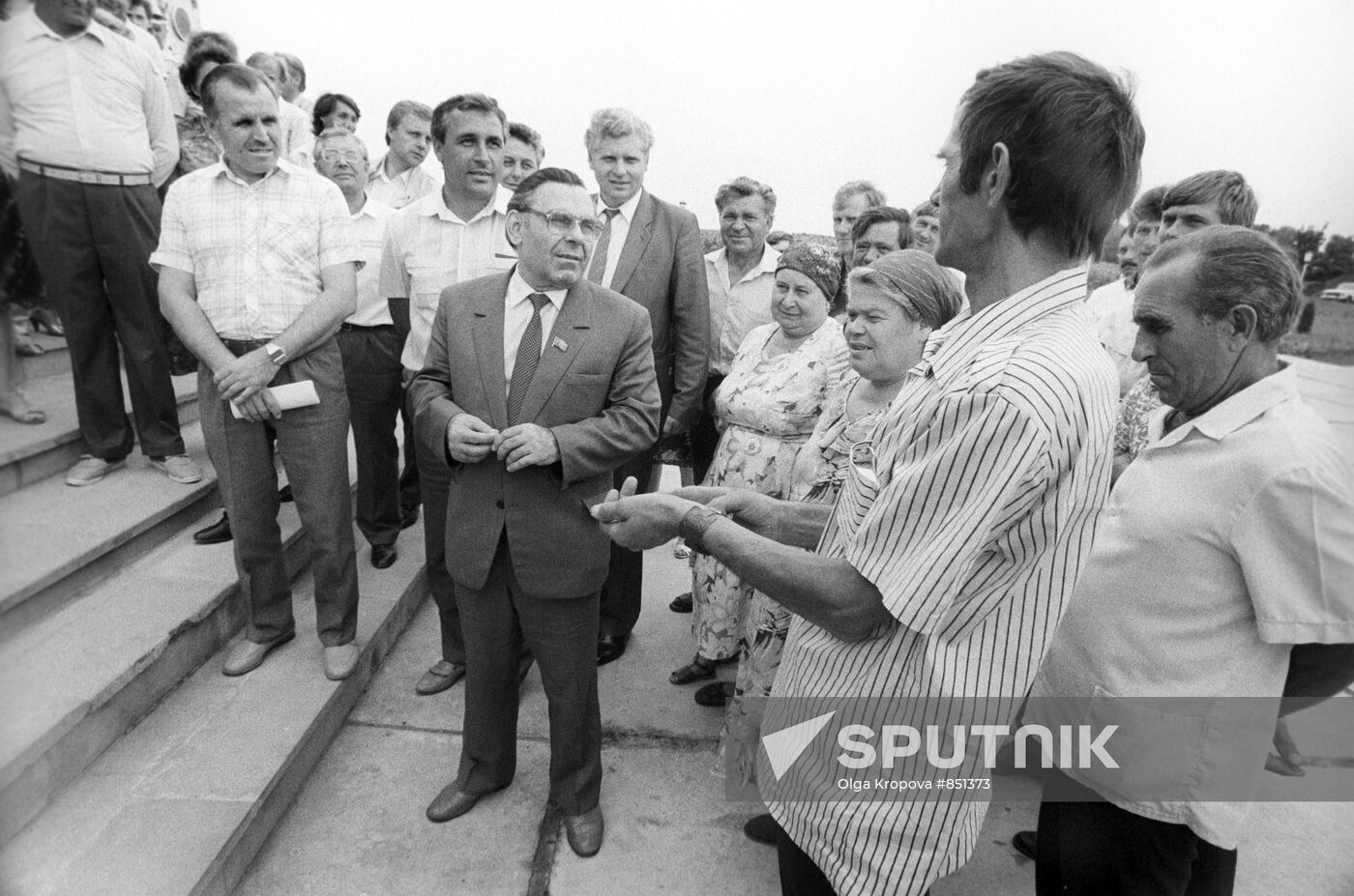 First Secretary of RSFSR Communist Party Ivan Polozkov
