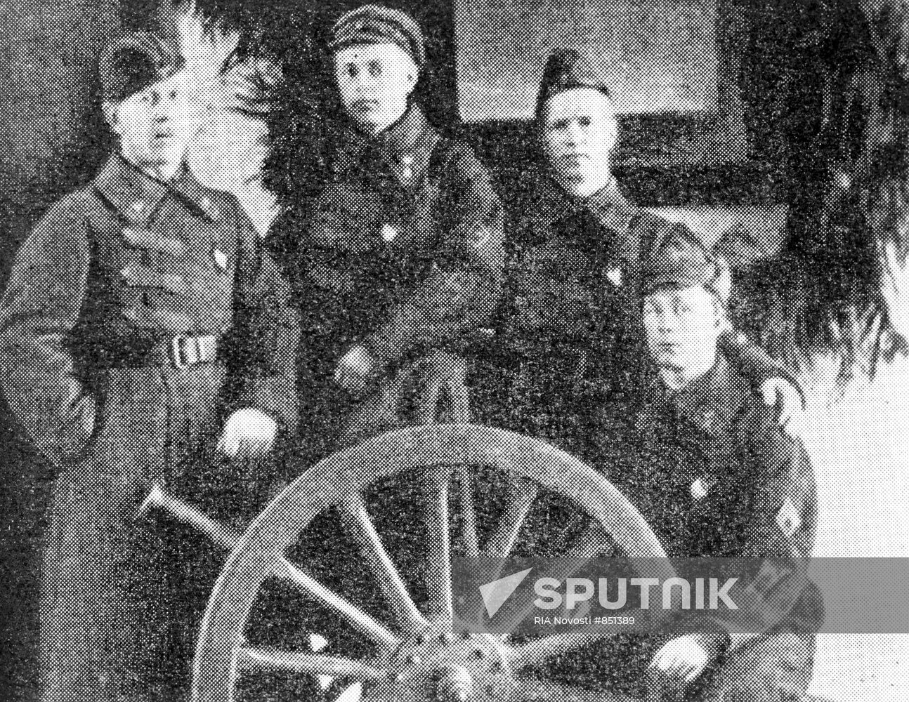 Steering group of Red Army ski detachment