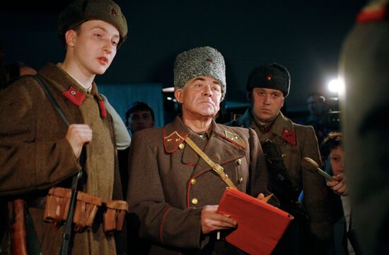 Reenactment of Field Marshall Paulus' surrender