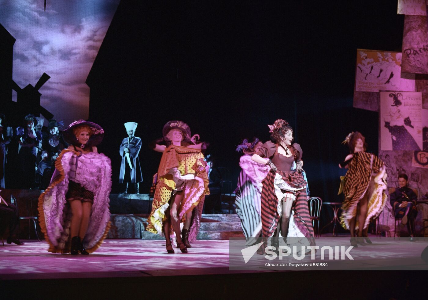 Scene from "The Violets of Monmartre"